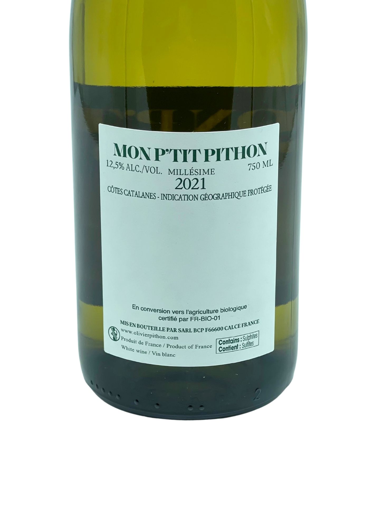 Côtes Catalanes - Mon P'tit Pithon Blanc